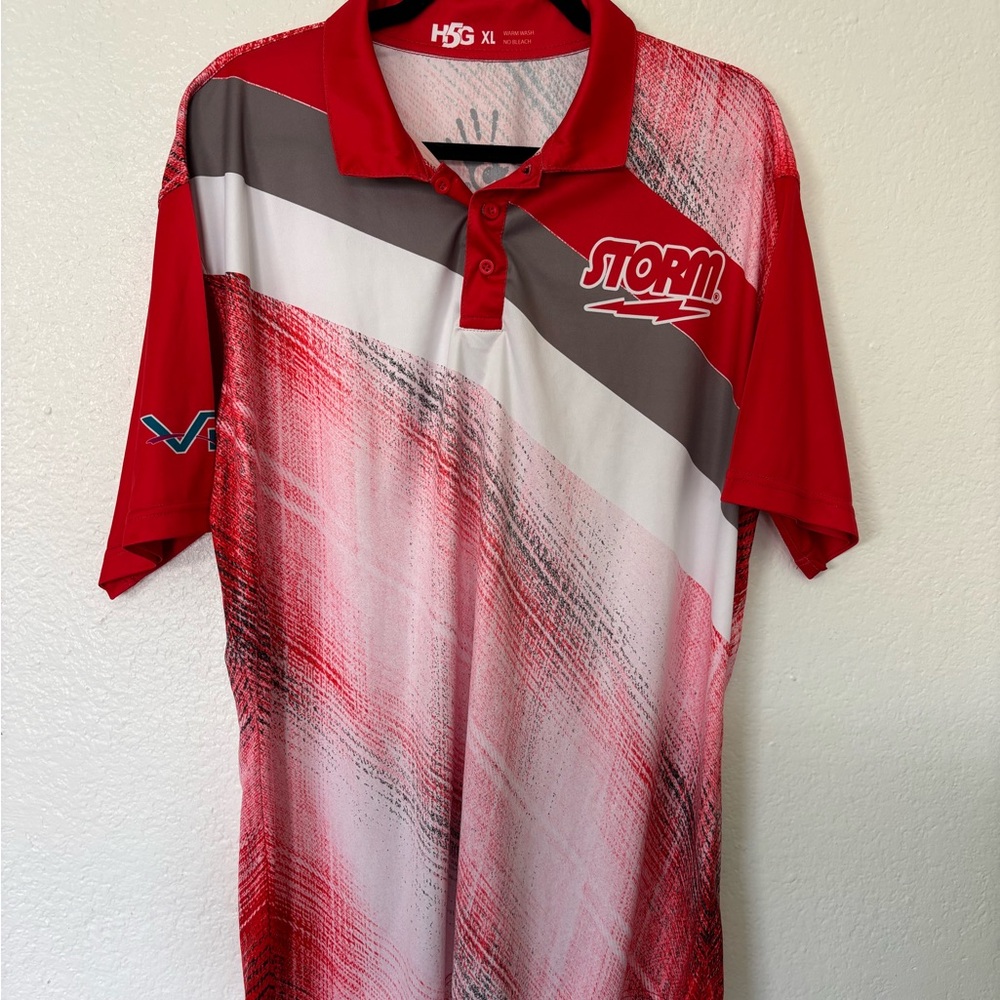 H5G Storm Red and Gray Men's Shirt